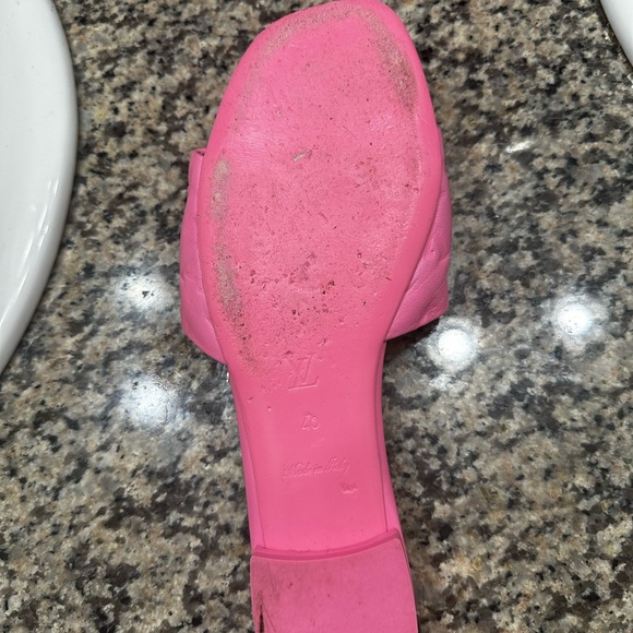 Louis Vuitton Pink Revival Flat Mule - Picture 9 of 11